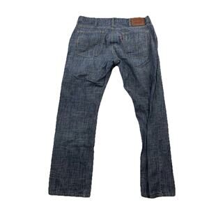 Levis Men 514 Slim Straight Blue Cotton Size 38 x 32" Inseam Medium Wash I15